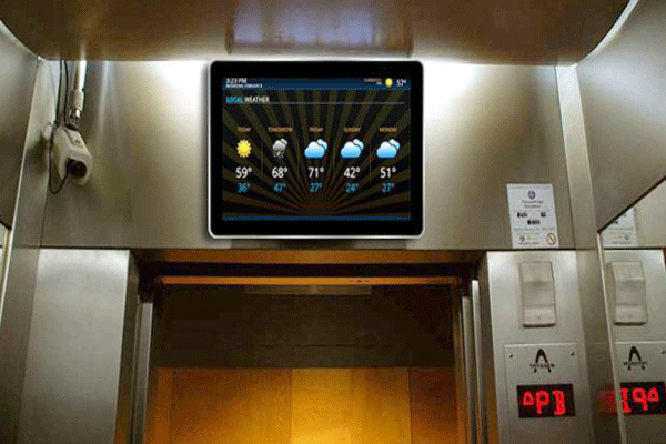 Màn hình quảng cáo trong thang máy - Màn hình LCD và Poster Frame