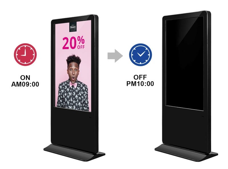 Màn hình quảng cáo cảm ứng chân đứng 43inch | LG, Samsung | CYL-TH430A1-WS