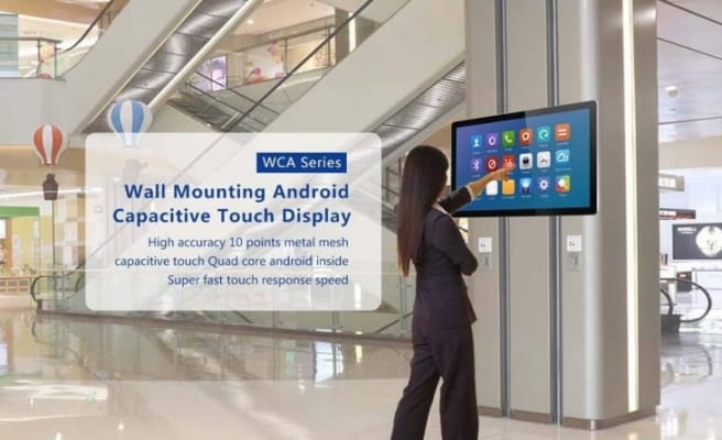 Màn hình quảng cáo cảm ứng treo tường 22inch | LG, Samsung | CYL-TH220B1-WS