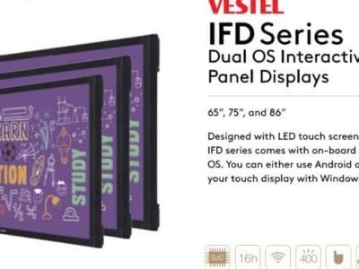 Màn hình quảng cáo cảm ứng Châu Âu 86 inch Dual OS Interactive Flat Panel Displays - Zeus Việt Nam